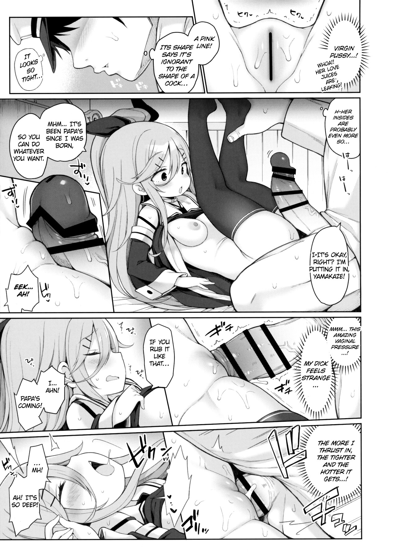 Hentai Manga Comic-Yamakaze-chan in heat loves her Papa!-Read-10